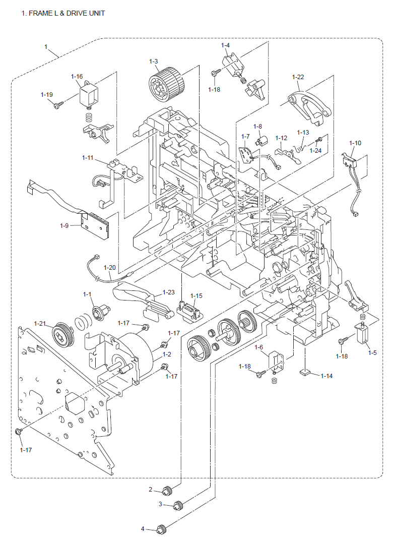 Brother MFC 8890DW Parts List and Diagrams